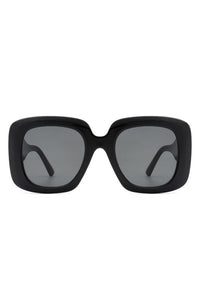 Retro Square Oversized Chunky Fashion Sunglasses