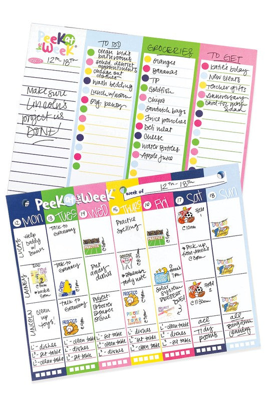 Peek at the Week 52-Week Planner Pad