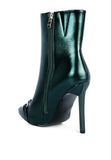 Firefly Hologram Stiletto Ankle Boots