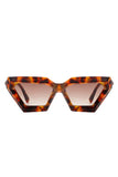 Retro Square Chunky Cat Eye Fashion Sunglasses