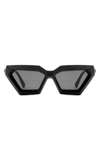 Retro Square Chunky Cat Eye Fashion Sunglasses