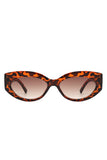 Oval Retro Tinted Fashion Round Cat Eye Sunglasses