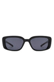 Rectangle Retro Flat Top Square Sunglasses