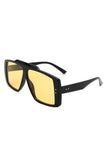 Square Retro Flat Top Vintage Fashion Sunglasses
