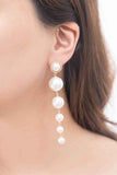 Sun Pearl Dangle Earrings