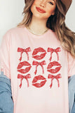 RED RIBBON VALENTINES GRAPHIC TEE