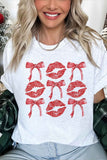 RED RIBBON VALENTINES OVERSIZED TEE