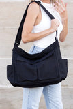 Nova Oversize Canvas Messenger Bag