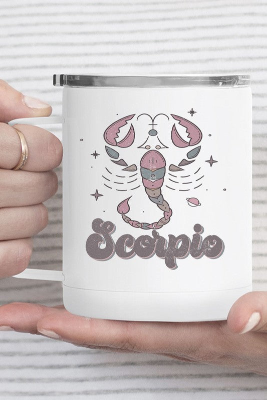 Scorpio Astrological Sign Coffee Travel Cup