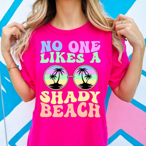No one likes a shady beach