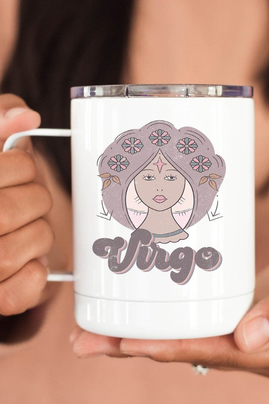 Virgo Astrological Sign Coffee Travel Cup