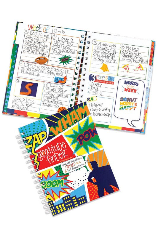 Gratitude Journal with Stickers for Boys