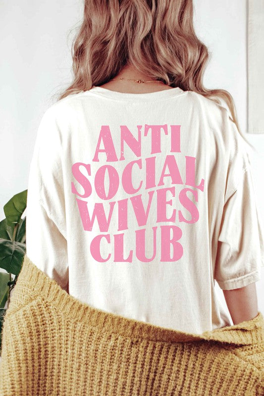 FB ANTI SOCIAL WIVES CLUB Graphic T-Shirt