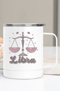 Libra Astrological Sign Coffee Travel Cup