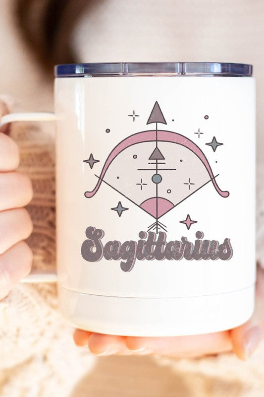 Sagittarius Astrological Sign Coffee Travel Cup