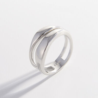 925 Sterling Silver Double-Layered Ring