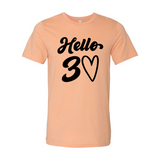 Hello 30 T-shirt - MeriMeriShop