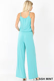 SPAGHETTI STRAP JUMPSUIT WITH POCKET