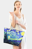 The Starry Night  Print Beach Tote Bag