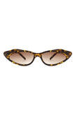 Retro Slim Narrow Cat Eye Fashion Sunglasses