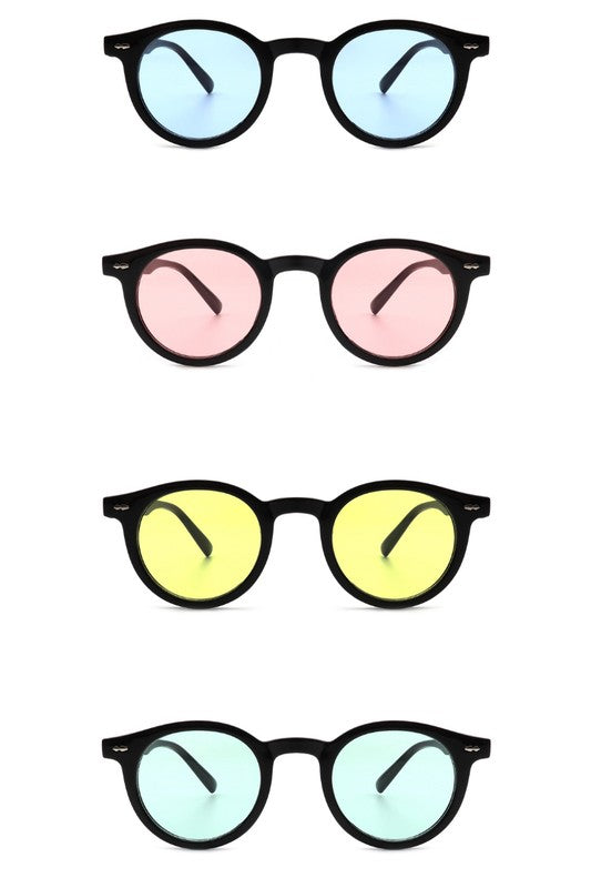Circle Round Colored Fashion Sunglasses