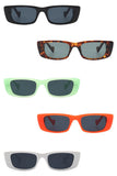 Rectangle Retro Narrow Slim Fashion Sunglasses