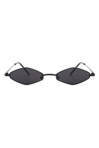 Slim Narrow Diamond Hexagonal Fashion Sunglasses