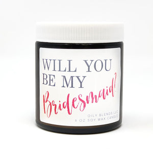 Bridesmaid Candle   25 Hour Burn Time Soy Wax