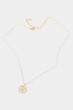 Rhinestone Embellished Brass Metal Snake Necklace - MeriMeriShop