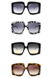 Women Retro Square Oversize Fashion Sunglasses