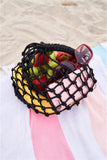 Black Net Beach Handbag