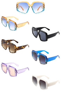 Oversize Square Chunky Fashion Women Sunglasses
