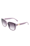 Classic Square Flat Top Oversize Sunglasses
