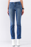 High Waisted Skinny Boot Recycled Jeans
