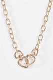 Hearts Charm Necklace