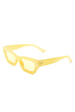 Rectangle Slim Retro Narrow Fashion Sunglasses