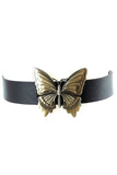 Butterfly Casting Buckle PU Leather Belt