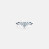 Moissanite 925 Sterling Silver Heart Ring