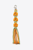 Hand-Woven Flower Keychain