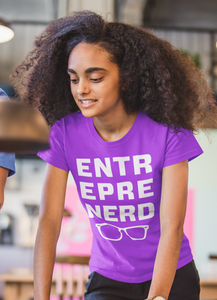 Entrepre Nerd  Women T-shirt - MeriMeriShop