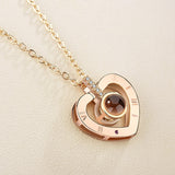 Heart I Love You Projection Necklace - MeriMeriShop