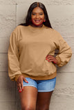 Simply Love Full Size ENJOY THE LITTLE THINGS Round Neck Sweatshirt