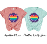 Rainbow Heart T-shirt - MeriMeriShop