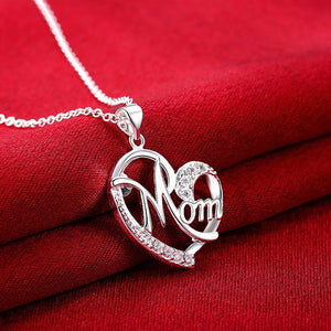 Mother's Day Necklace Fashion Mom Letter Love Necklace Charms Pendant Necklace The Best Gift For Mother - MeriMeriShop