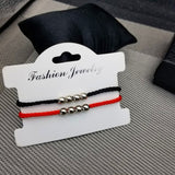 New DIY Charm Bracelet For Friendship Couples 2pcs/set Volcanic stone bracelet Bead Bangles Women Man Lucky Wish Jewelry - MeriMeriShop