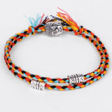 Tibetan Buddhist Lucky Woven Amulet Tibet Cord Bracelets & Bangles for Women Men Handmade Rope Buddha Bracelet - MeriMeriShop