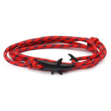 Silver Shark Multilayer Rope Bracelet - MeriMeriShop