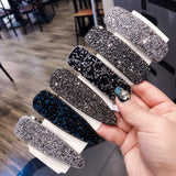 Square Bling Crystal Hairpins Headwear forWomen Girls Rhinestone Hair Clips Pins Barrette Accessories - MeriMeriShop