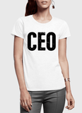 CEO Half Sleeves Women T-shirt - MeriMeriShop